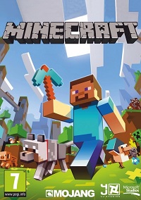 imagen de la carátula de los videojuegos Minecraft.