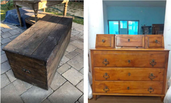 Muebles vintage en oferta encontrados en internet. 